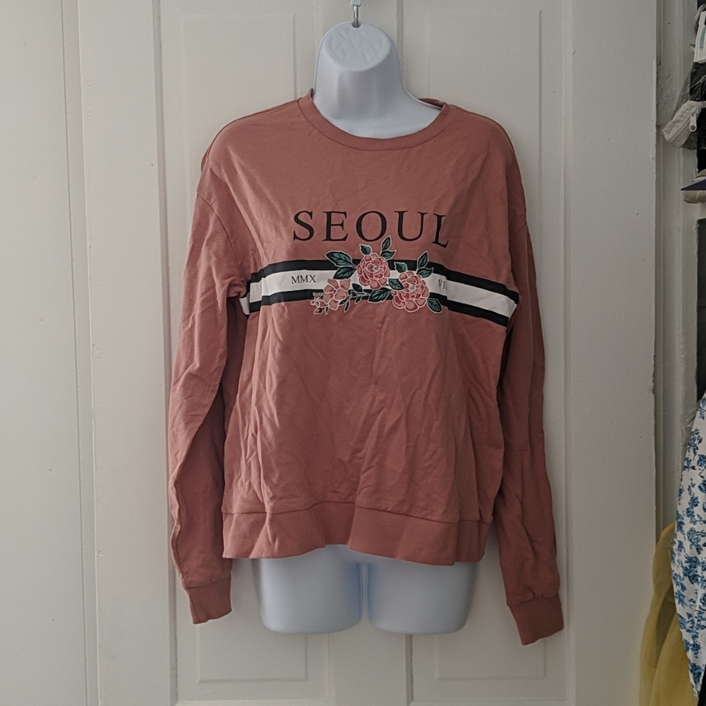 Dust Pink Seoul Long Sleeve Shirt